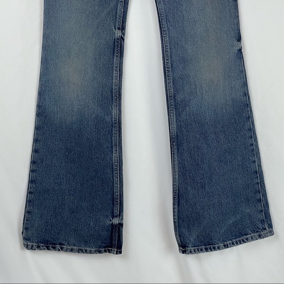 Zara Med Rise Bootcut Medium Wash 100% Cotton Jeans NWT - Picture 3 of 10